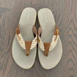 Sperry Top-Sider Seafish Flip-Flop Stripe Sandal 9